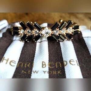 ✨️Henri Bendel Waldorf Art Deco Style Skinny Cuff Bracelet NWT